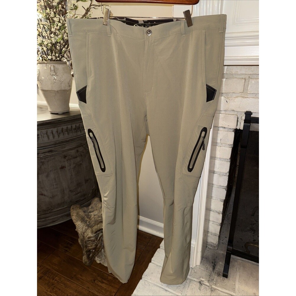 Drake Tech Stretch 2.0 Pants 42  Khaki Lightweight Outdoors Hunting EUC